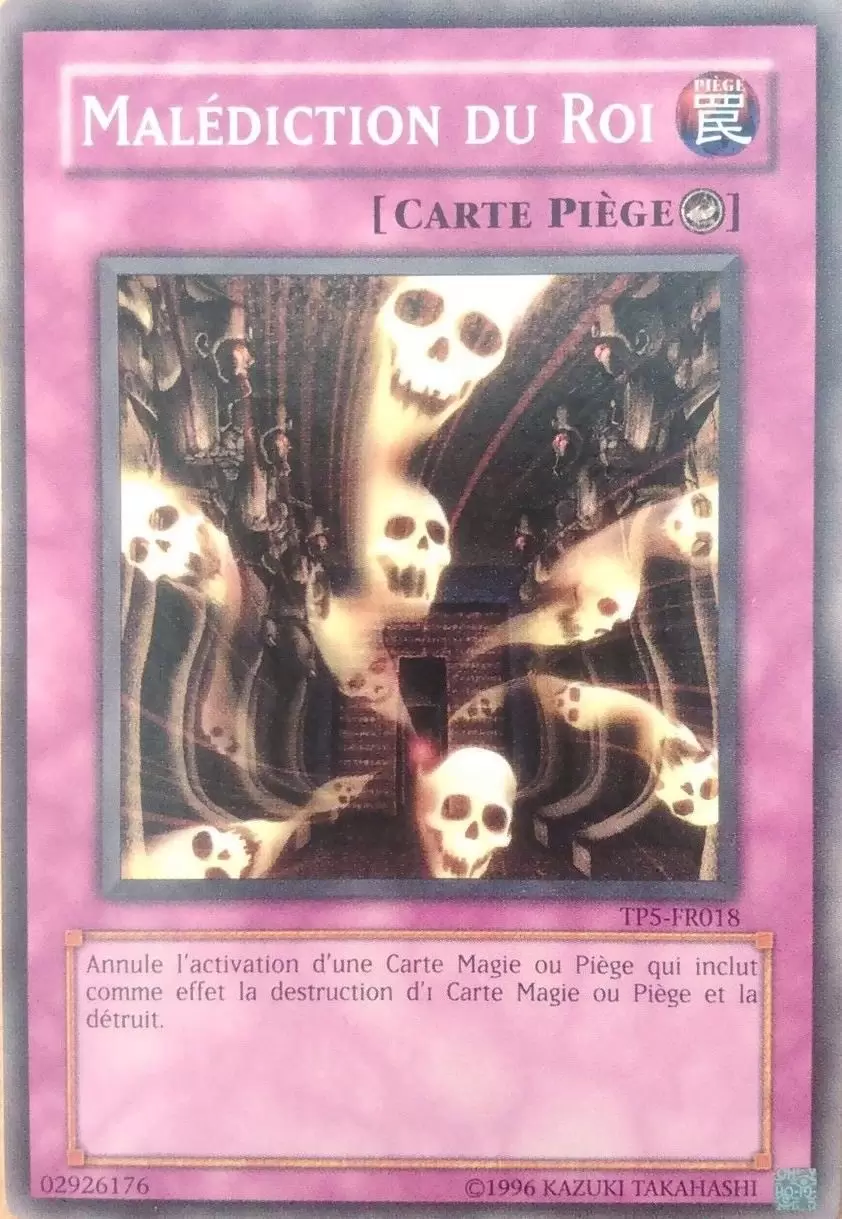 Pack de Tournoi 5 TP5 - Malédiction du Roi