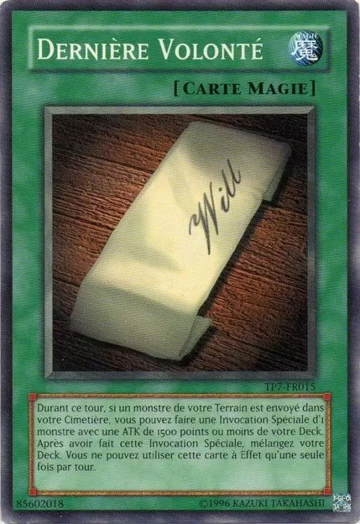 Pack de Tournoi 7 TP7 - Dernière Volonté