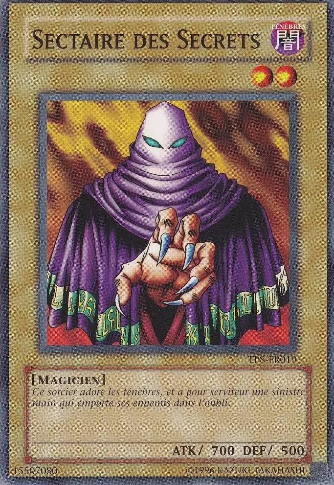 Pack de Tournoi 8 TP8 - Sectaire des Secrets
