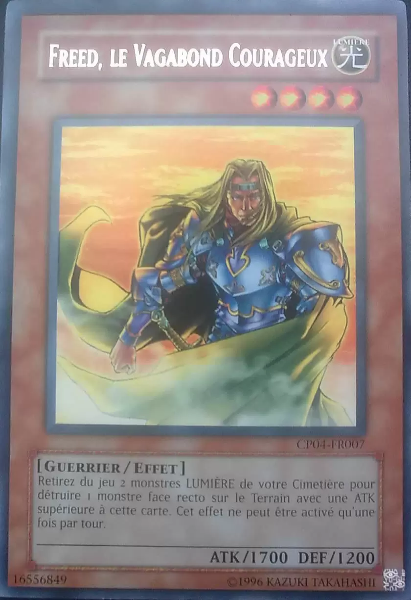 Paquet du Champion 4 CP04 - Freed, le Vagabond Courageux