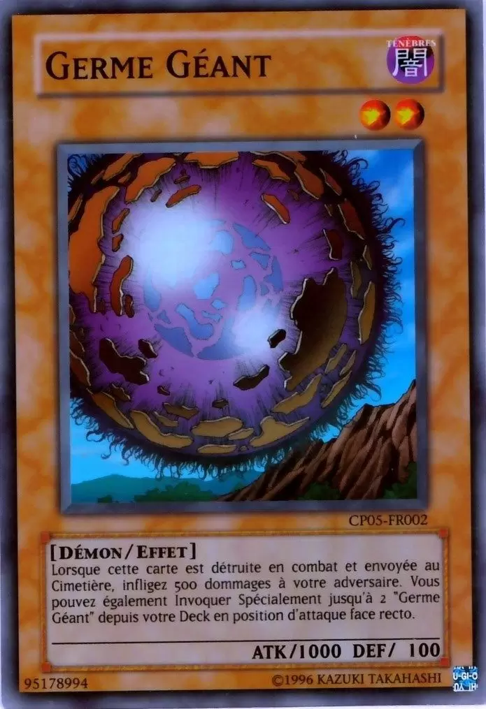 Paquet du Champion 5 CP05 - Germe Géant