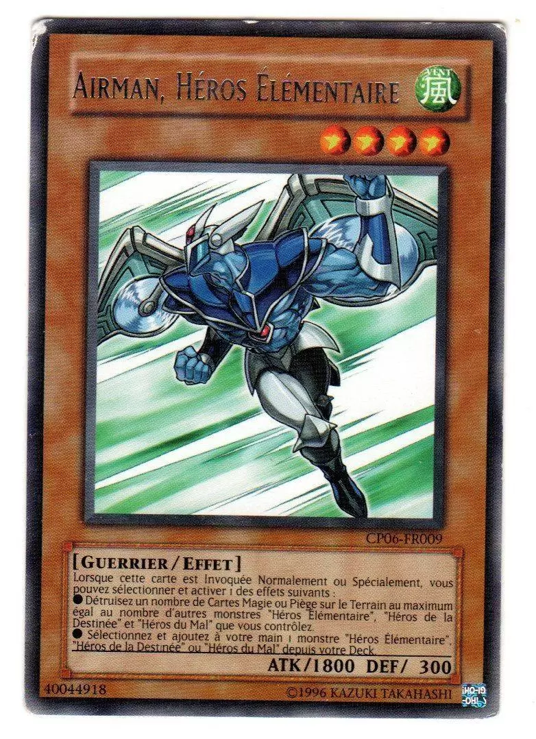 Paquet du Champion 6 CP06 - Airman, Héros Elémentaire