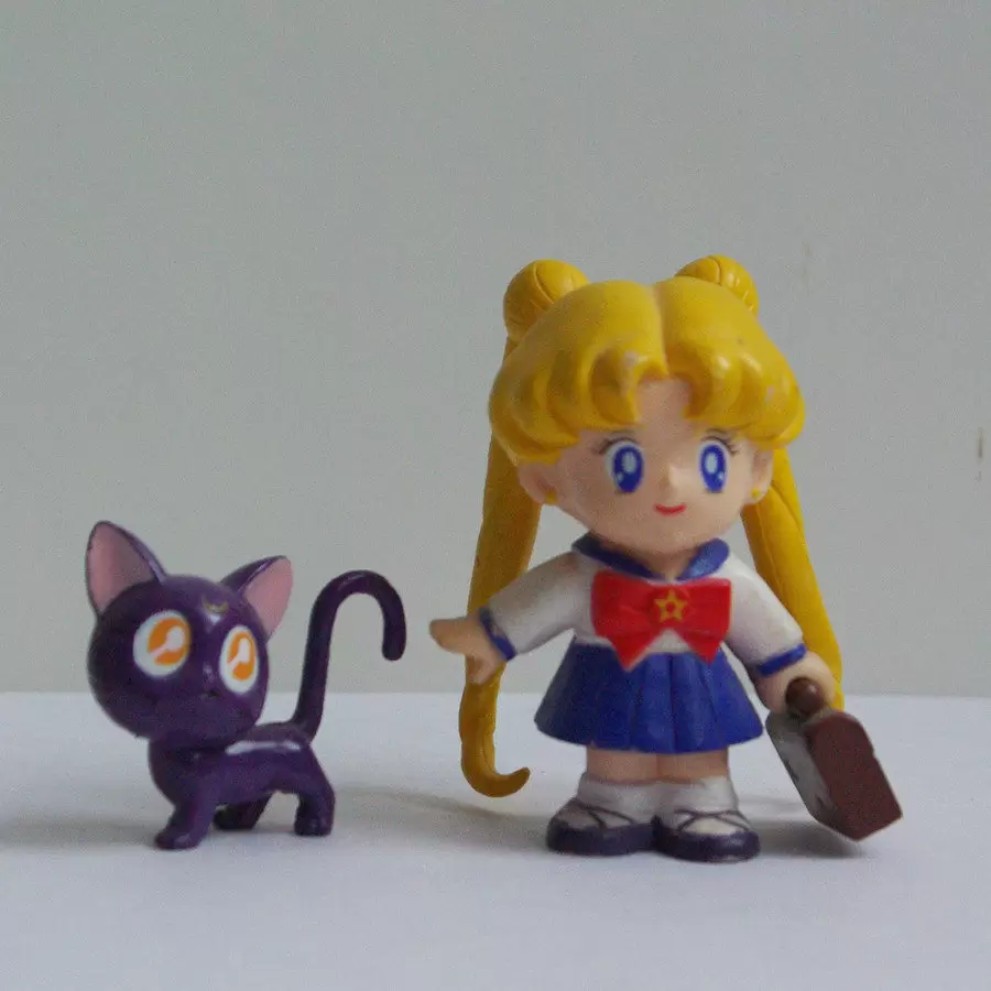 Sailor Moon - Bunny Tsukino et Luna Chibi