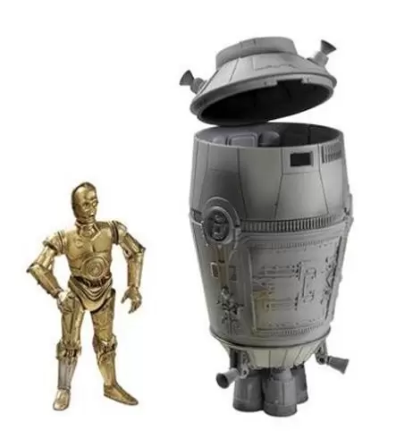 Star Wars SAGA - C-3PO with Escape Pod, Tatooine Escape