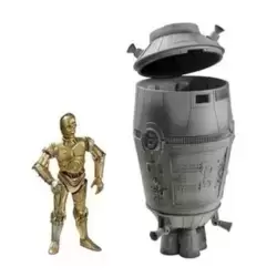 C-3PO with Escape Pod, Tatooine Escape