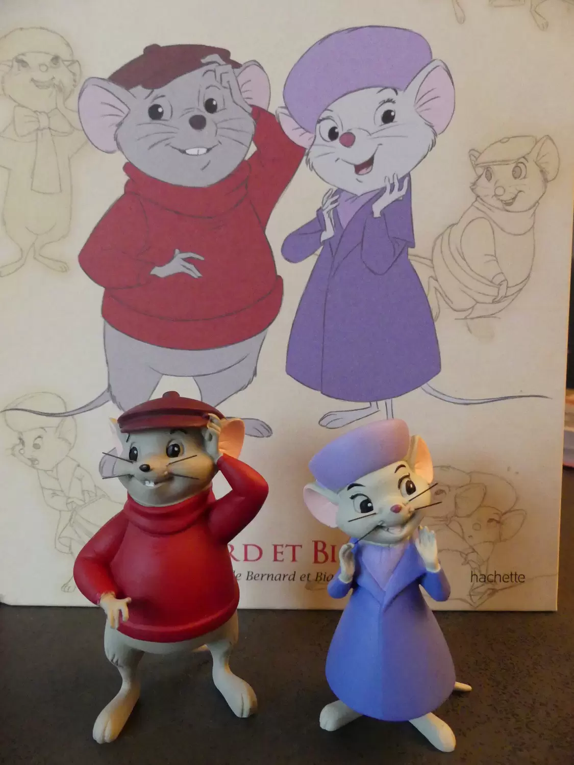 Figurine Disney ( Hachette ) - Bernard et Bianca - Bernard et Bianca