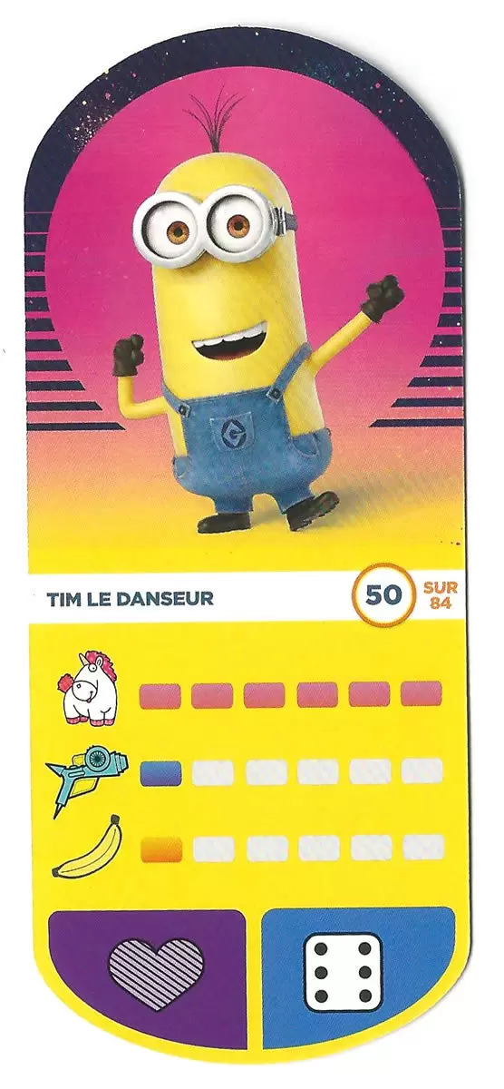 Cartes Auchan : Moi Moche et Méchant 3 - Tim le danseur