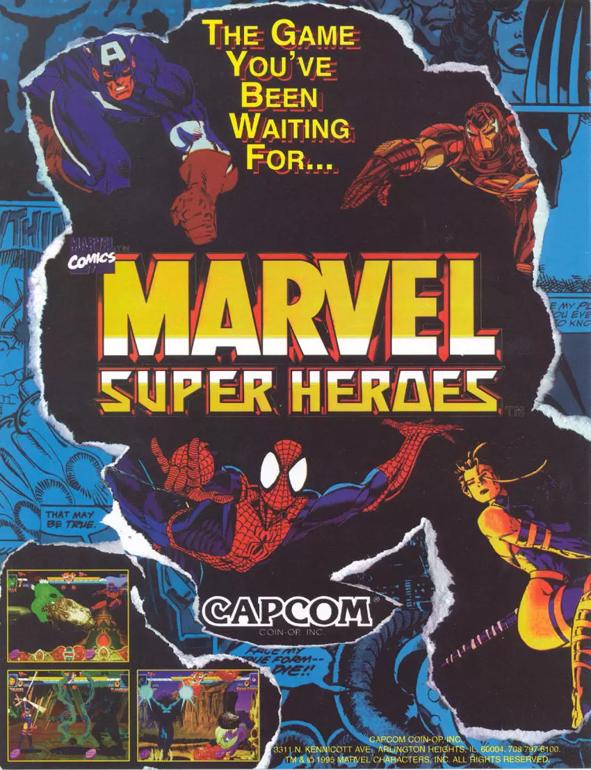 NEO-GEO AES - Marvel Super Heroes