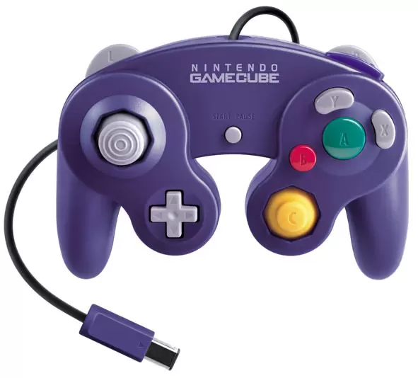 GameCube Stuff - Gamecube purple joypad