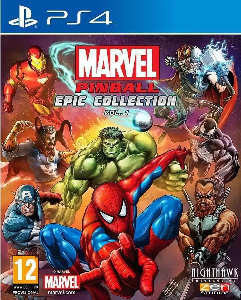 PS4 Games - Marvel Pinball : Epic Collection - Vol.1
