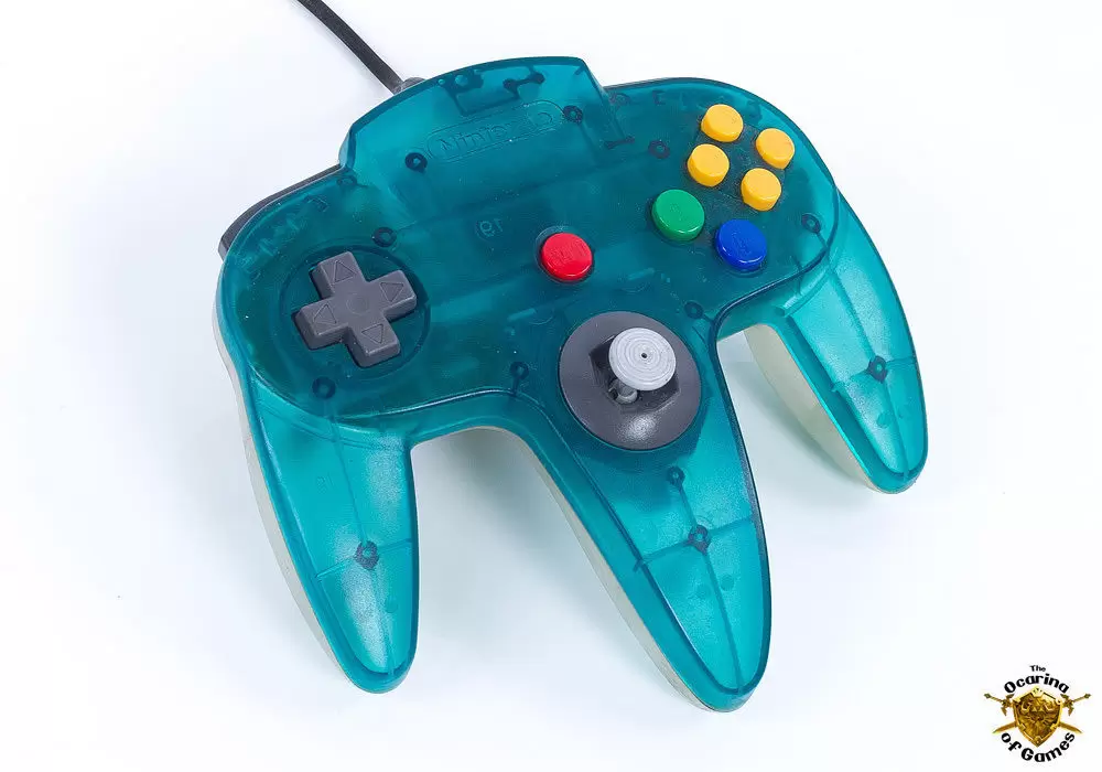 Nintendo 64 Stuff - GamePad Nintendo 64 Clear Blue