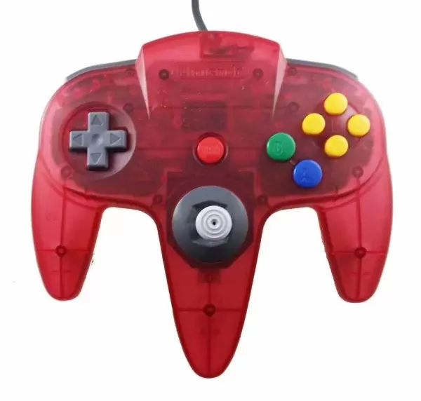 Matériel Nintendo 64 - Manette Nintendo 64 Clear Red