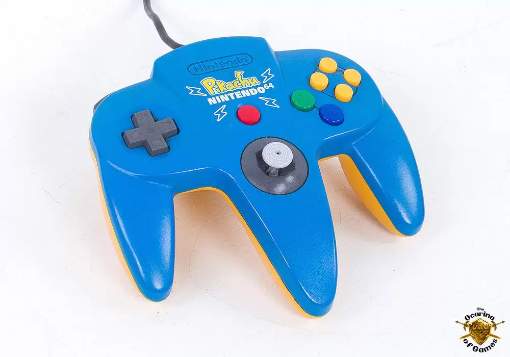 Matériel Nintendo 64 - Manette Nintendo 64 Pikachu Bleu Clair /Jaune