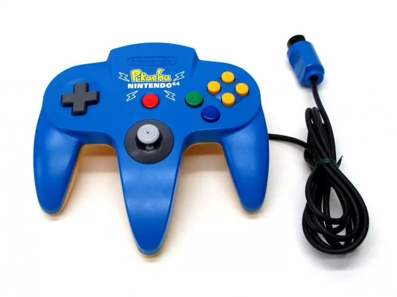 Matériel Nintendo 64 - Manette Nintendo 64 Pikachu Bleu / Jaune