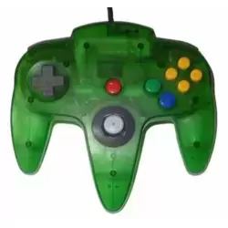 Manette Nintendo 64 Transparente Verte