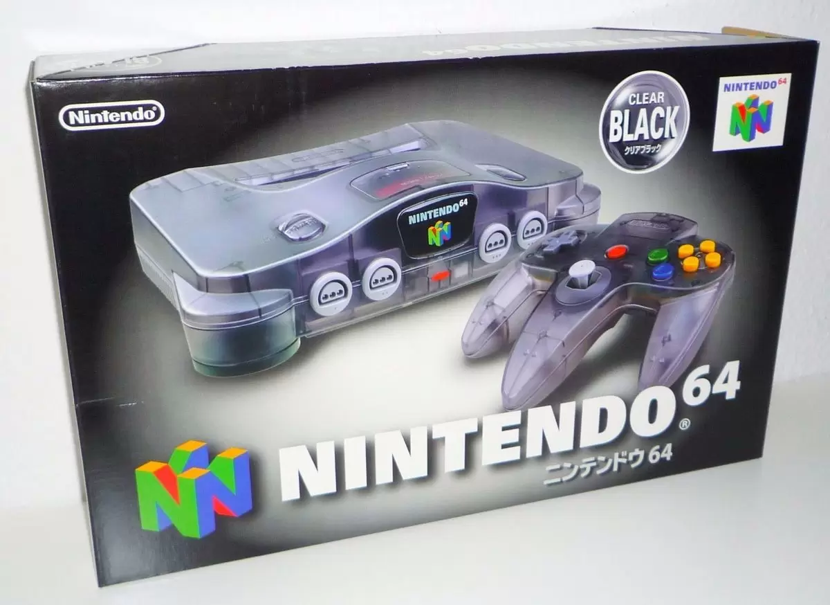 Matériel Nintendo 64 - Nintendo 64 Clear Black
