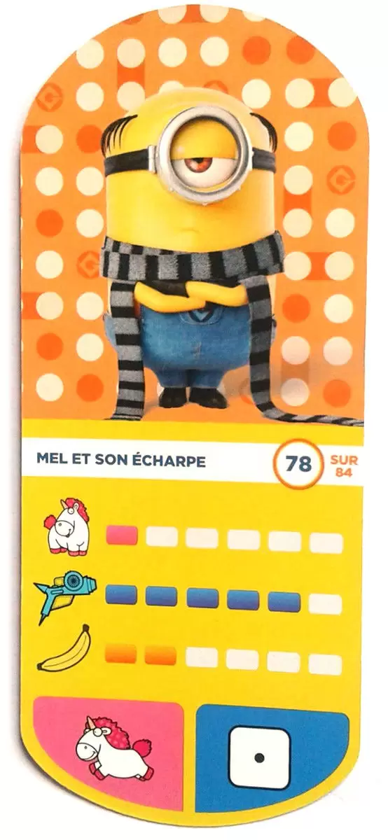 Cartes Auchan : Moi Moche et Méchant 3 - Mel et son Écharpe