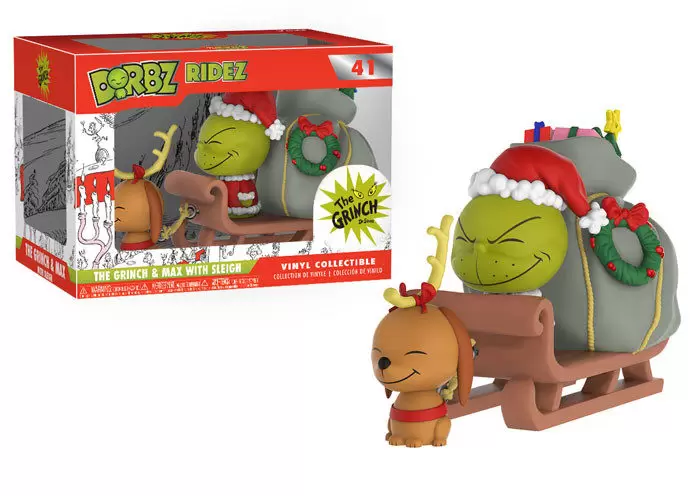 Funko Dorbz - The Grinch - The Grinch and Max with Sleight