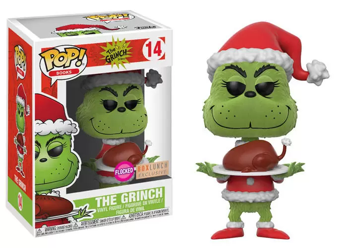 POP! Books - The Grinch - The Grinch  holding the Roast Beast Flocked