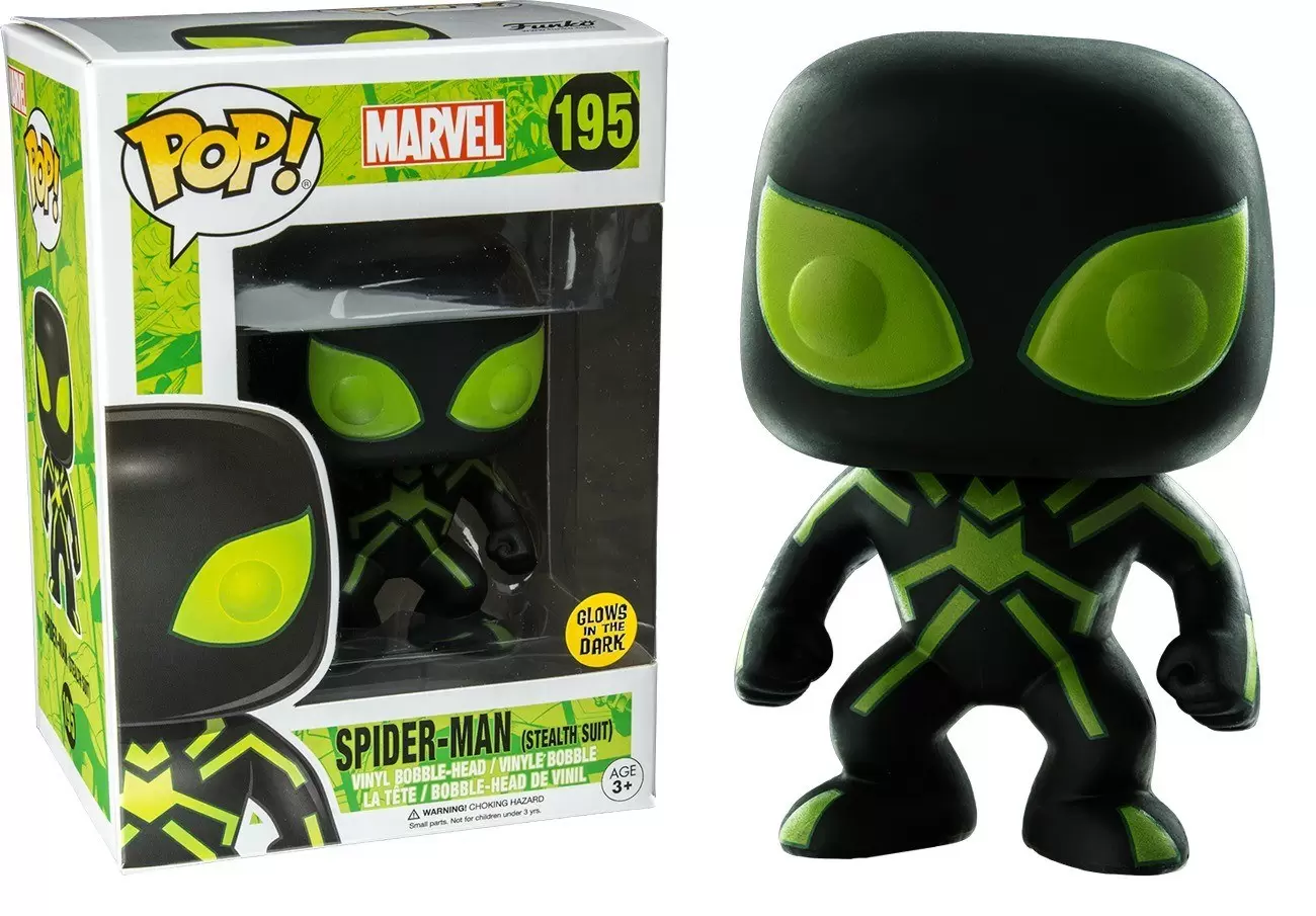 POP! MARVEL - Marvel - Spiderman Stealth Suit Glows in the Dark
