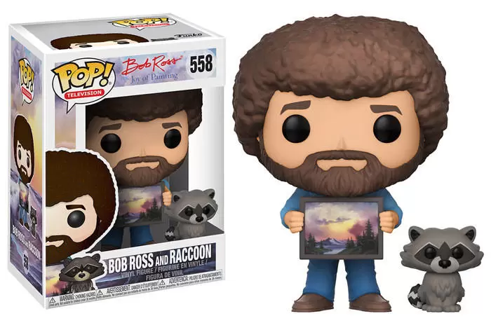 POP! Television - The Joy of Painting - Bob Ross and Raccoon