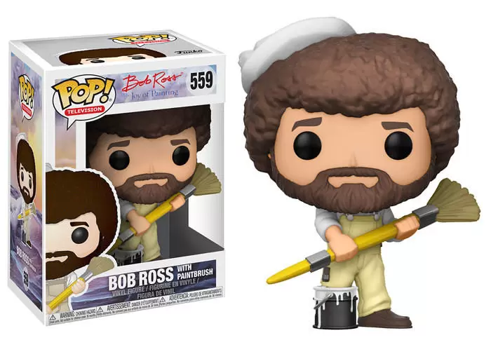 POP! Television - The Joy of Painting - Bob Ross with Paintbrush