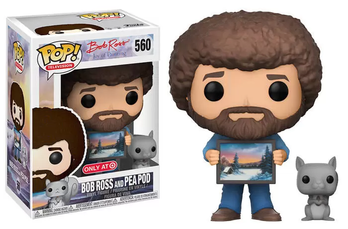 POP! Television - The Joy of Painting - Bob Ross and Pea Pod