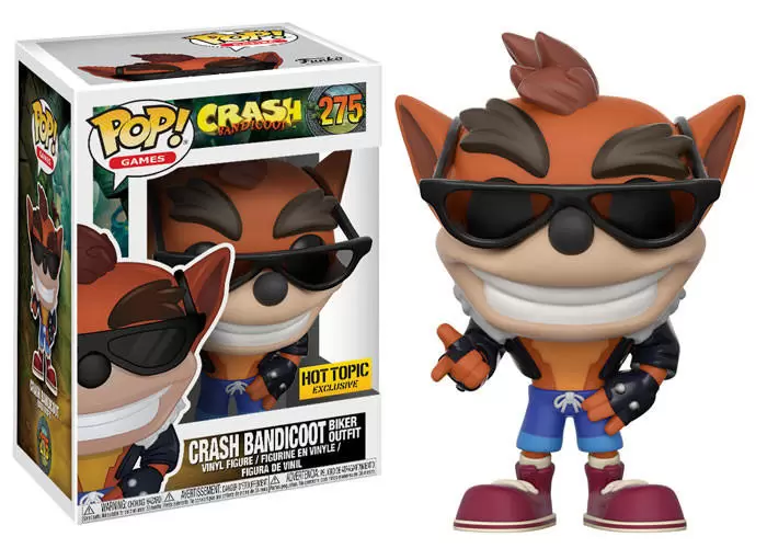 POP! Games - Crash Bandicoot - Crash Bandicoot in Biker outfit