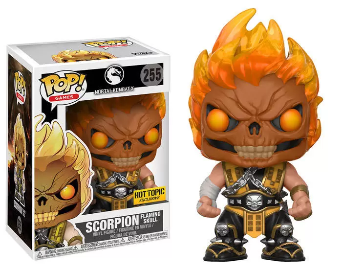 POP! Games - Mortal Kombat - Scorpion Flaming Skull