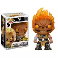 Mortal Kombat - Scorpion Flaming Skull