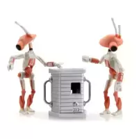 Pit Droids 2-pack with accessory 1 (orange)