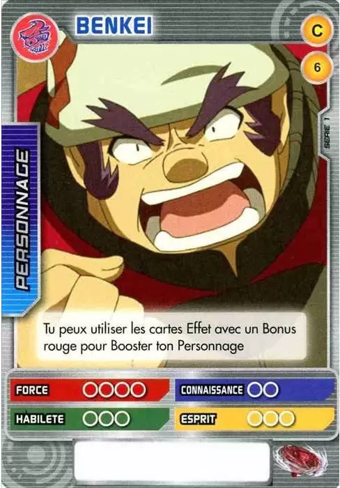 Beyblade : Battle Card Collection Série 1 - Benkei