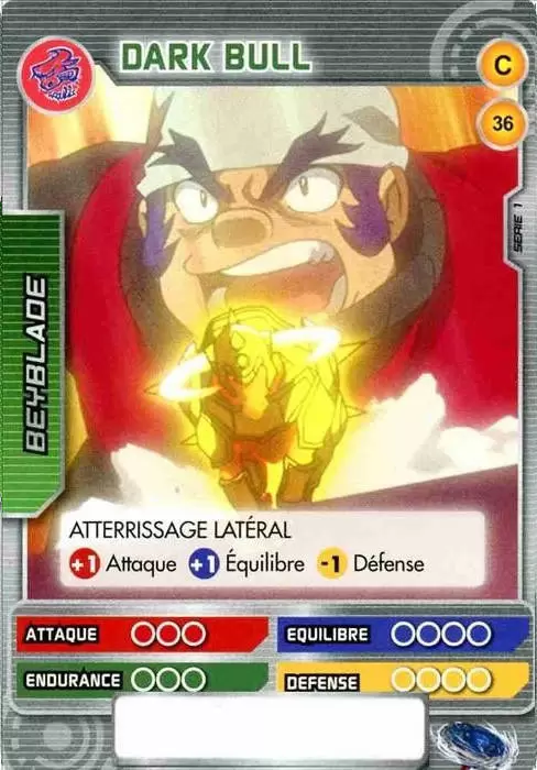 Beyblade : Battle Card Collection Série 1 - Dark Bull