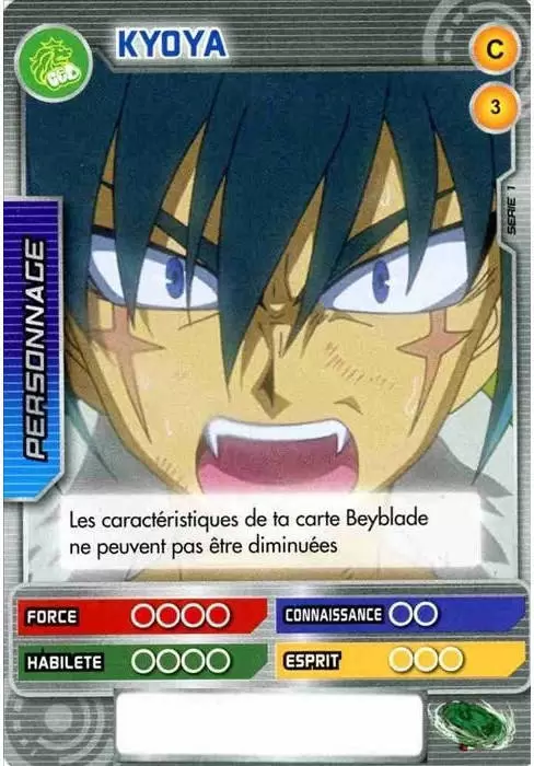 Beyblade : Battle Card Collection Série 1 - Kyoya
