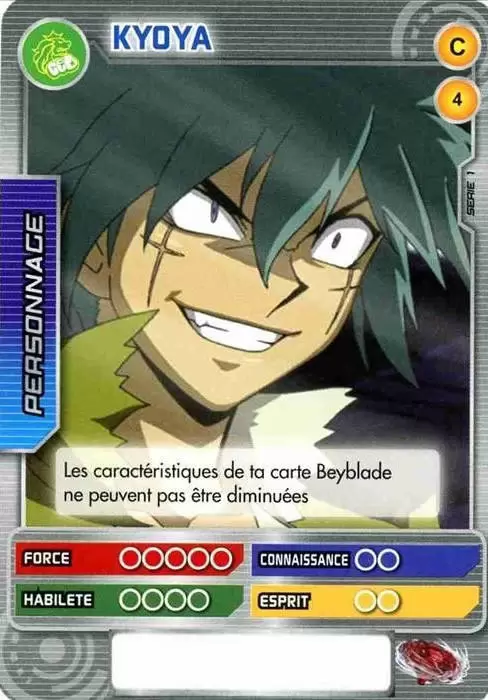 Beyblade : Battle Card Collection Série 1 - Kyoya