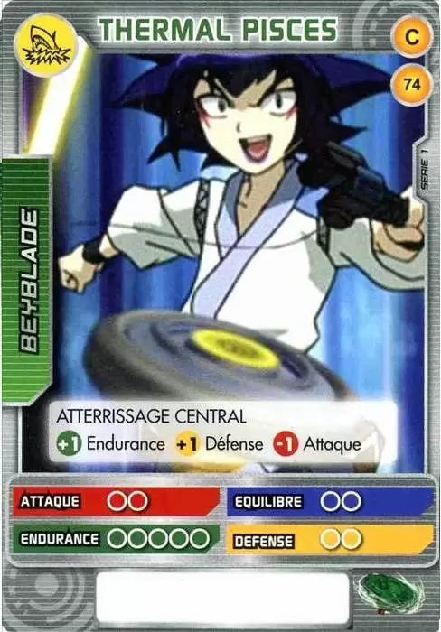 Beyblade : Battle Card Collection Série 1 - Thermal Pisces