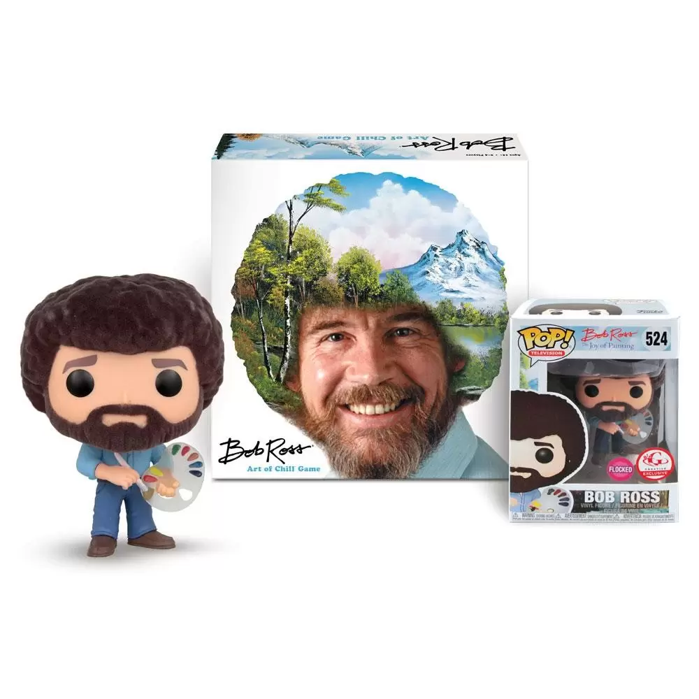 POP! Television - The Joy of Painting - Bob Ross Flocked