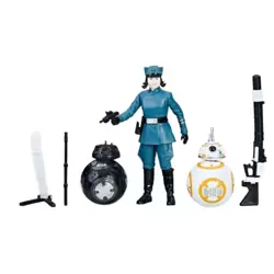 Rose (First Order Disguise), BB-8, BB-9E - Force Link