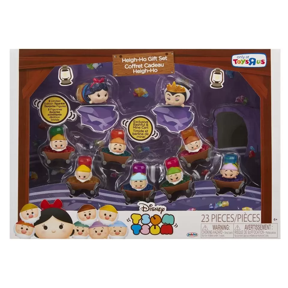Tsum Tsum Jakks Pacific Exclusive And Sets - Heigh-Ho Gift Set 23 Pieces