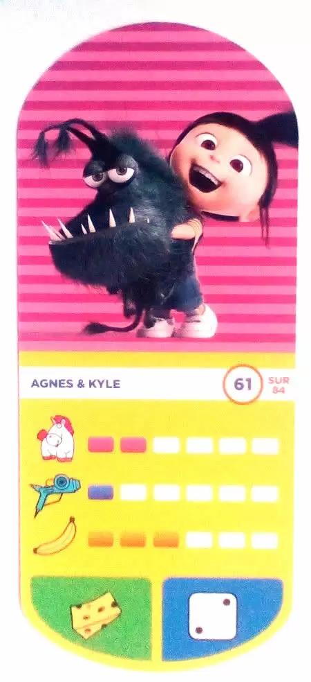 Cartes Auchan : Moi Moche et Méchant 3 - Agnes & Kyle