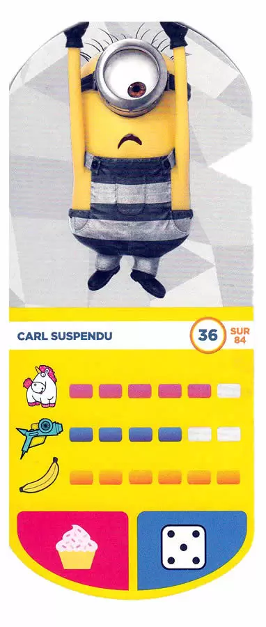 Cartes Auchan : Moi Moche et Méchant 3 - Carl Suspendu