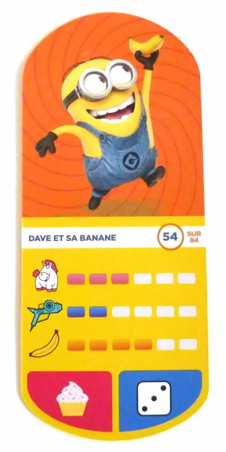 Cartes Auchan : Moi Moche et Méchant 3 - Dave et sa Banane