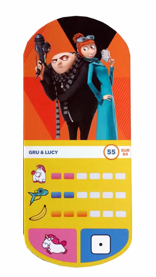 Cartes Auchan : Moi Moche et Méchant 3 - Gru et Lucy