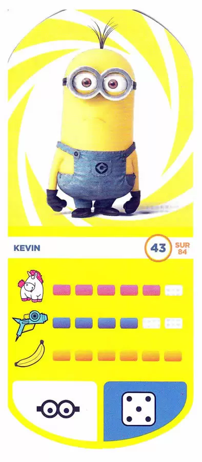Cartes Auchan : Moi Moche et Méchant 3 - Kevin