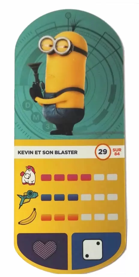 Cartes Auchan : Moi Moche et Méchant 3 - Kevin et son Blaster