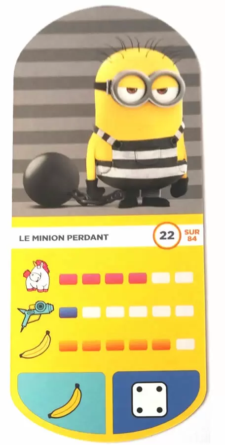 Cartes Auchan : Moi Moche et Méchant 3 - Le Minion Perdant
