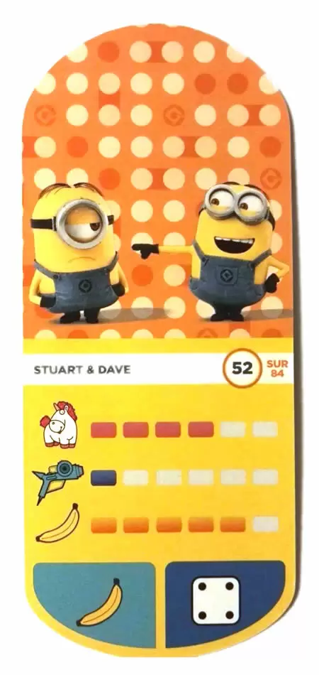 Cartes Auchan : Moi Moche et Méchant 3 - Stuart & Dave