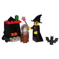 Witch and Fireplace