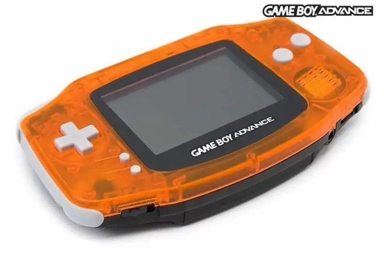 Game Boy Advance - Game Boy Advance Daiei/Clear Orange Front and Clear Black Back
