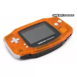 Game Boy Advance Daiei/Clear Orange Front and Clear Black Back